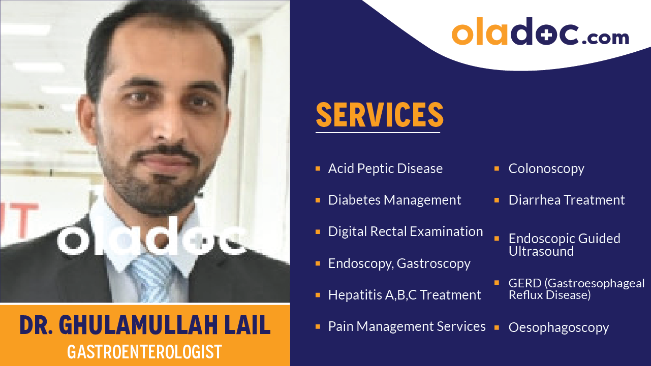 Services provided by Dr.Ghulamullah Lail